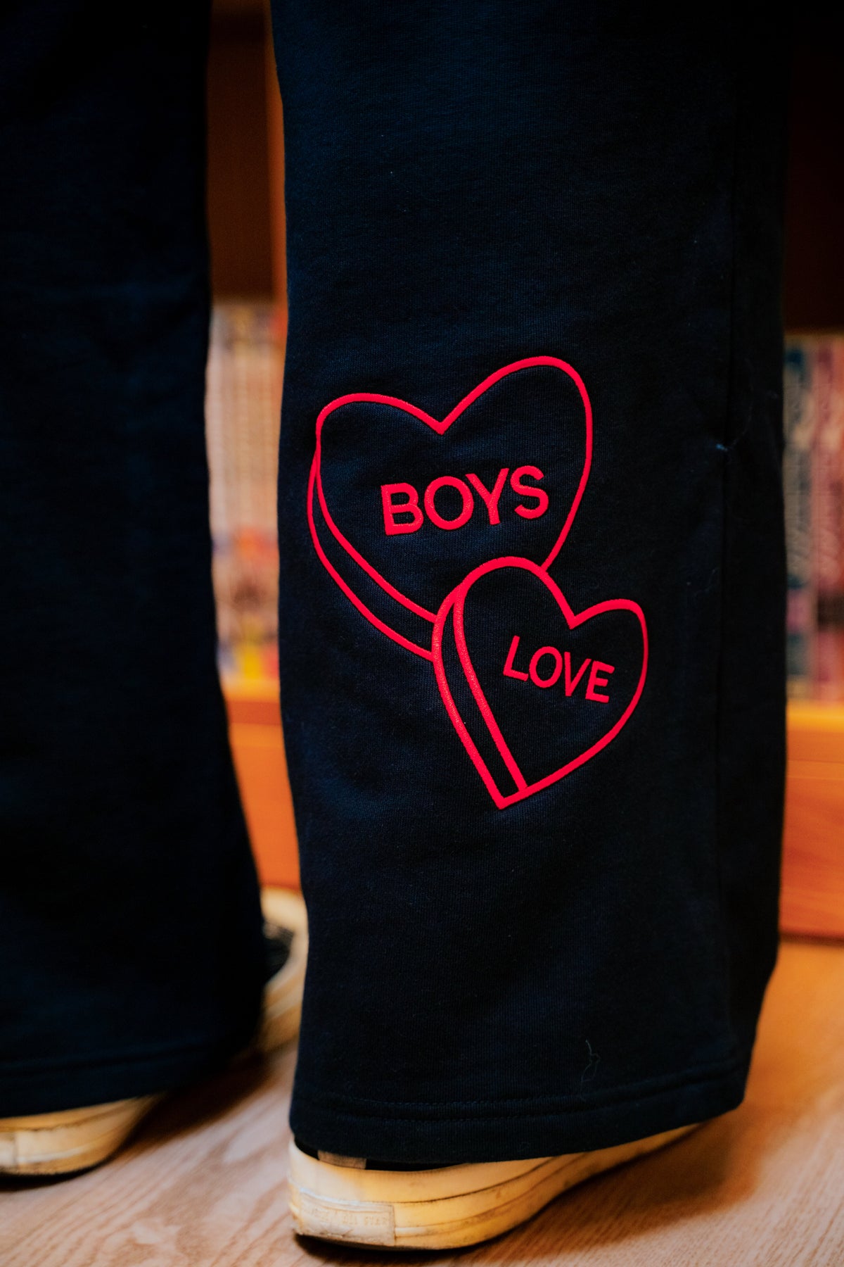 Pants | Boys Love - BLK/RD