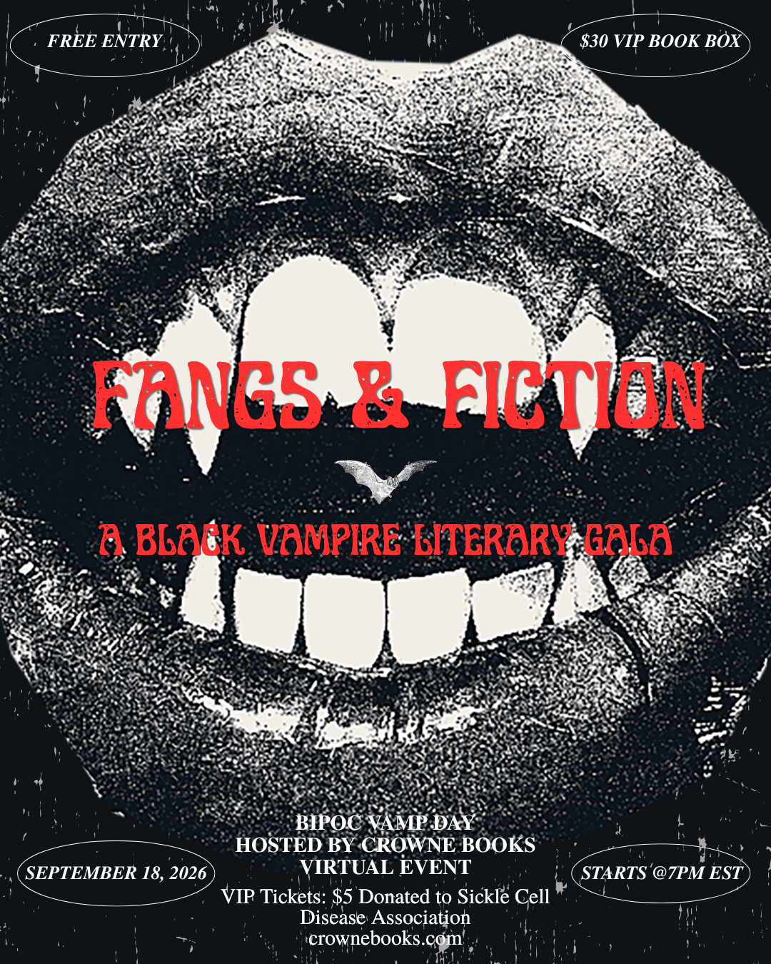 Fangs & Fiction: A Black Vampire Literary Gala 🩸