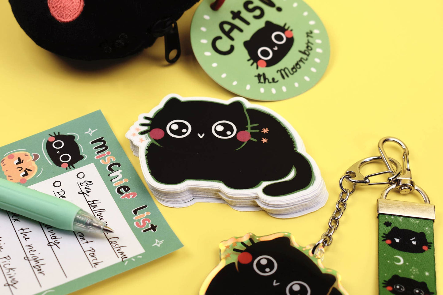 “Cats!” Sticker