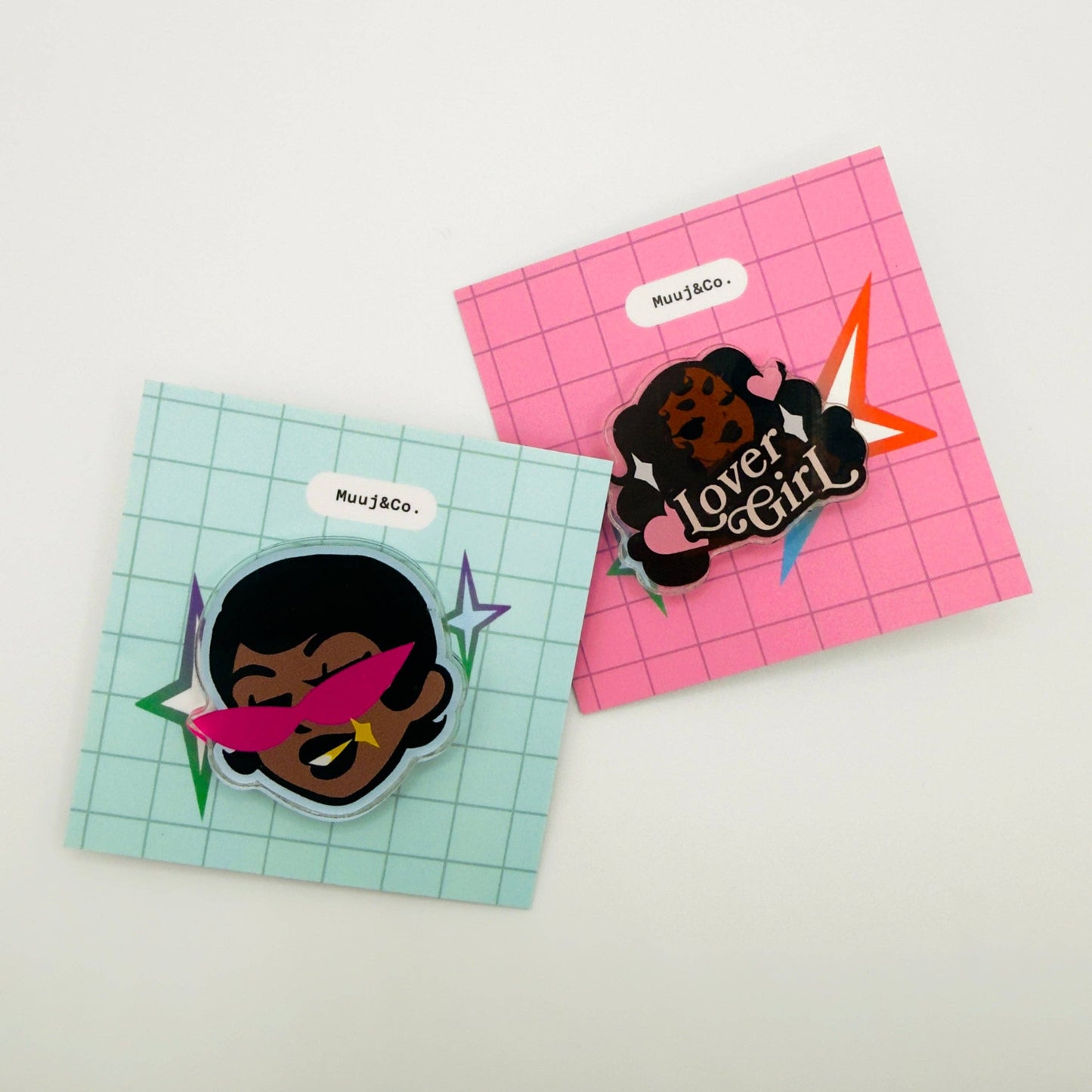 “Lover Girl” Acrylic Pin (Pre-Order)