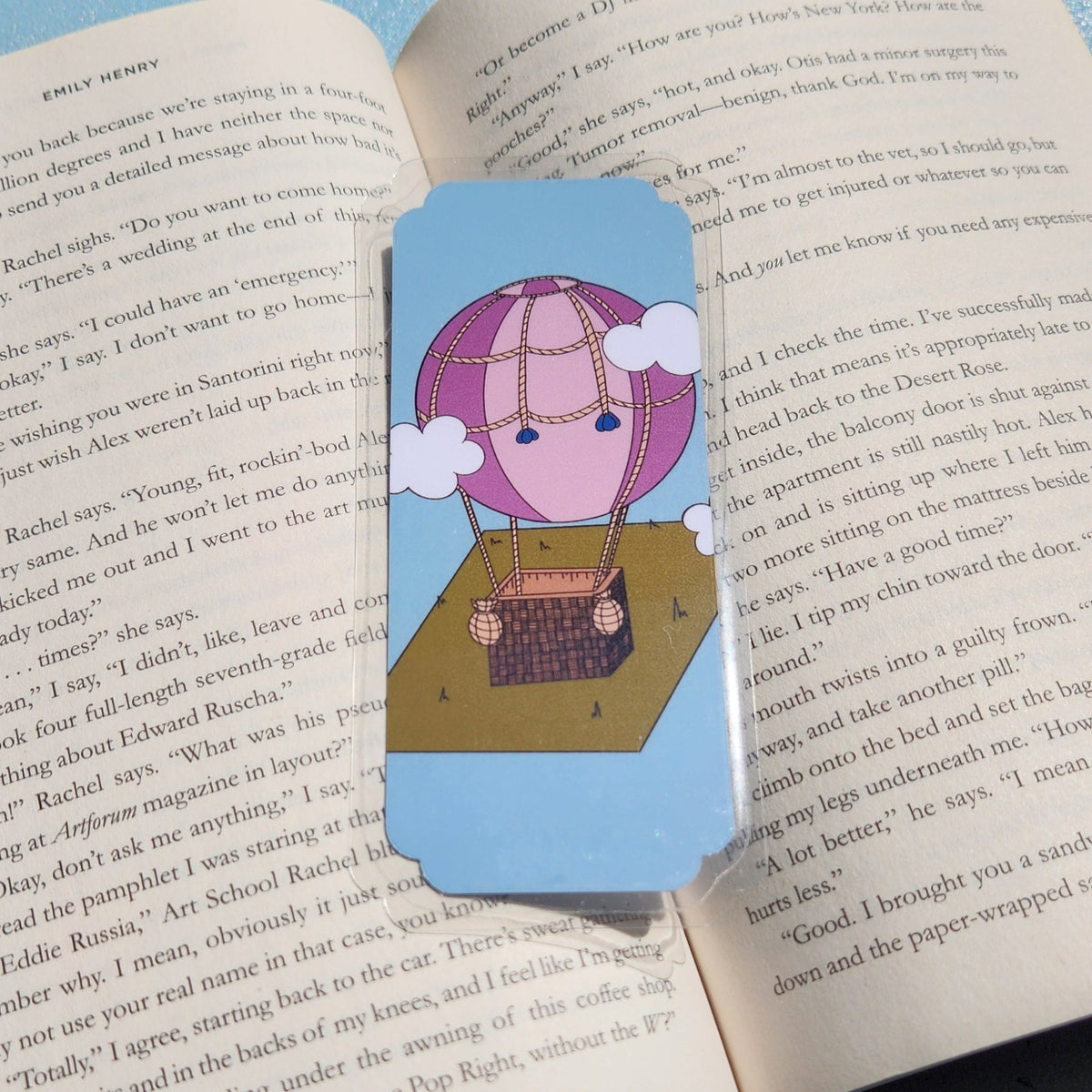 Hot Air Balloon Bookmark