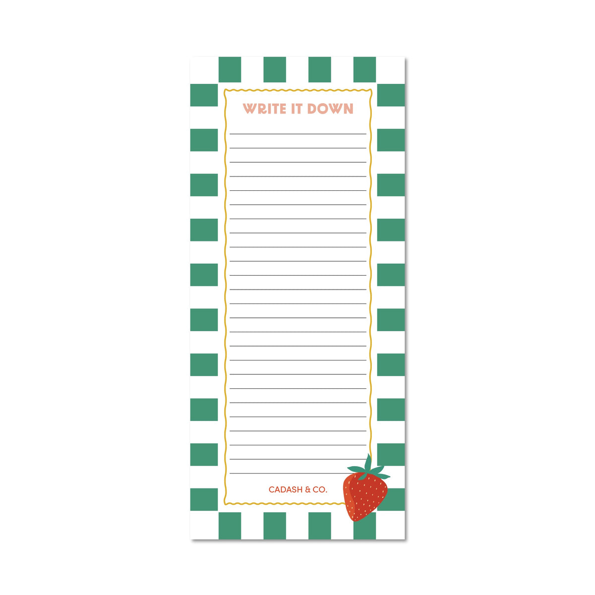 Write it down-To-do list
