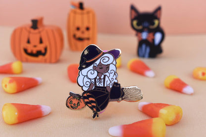 “Black Girl Magic” Witch Enamel Pin
