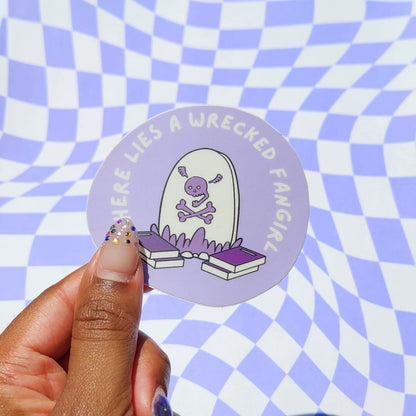 Wrecked Fangirl Sticker