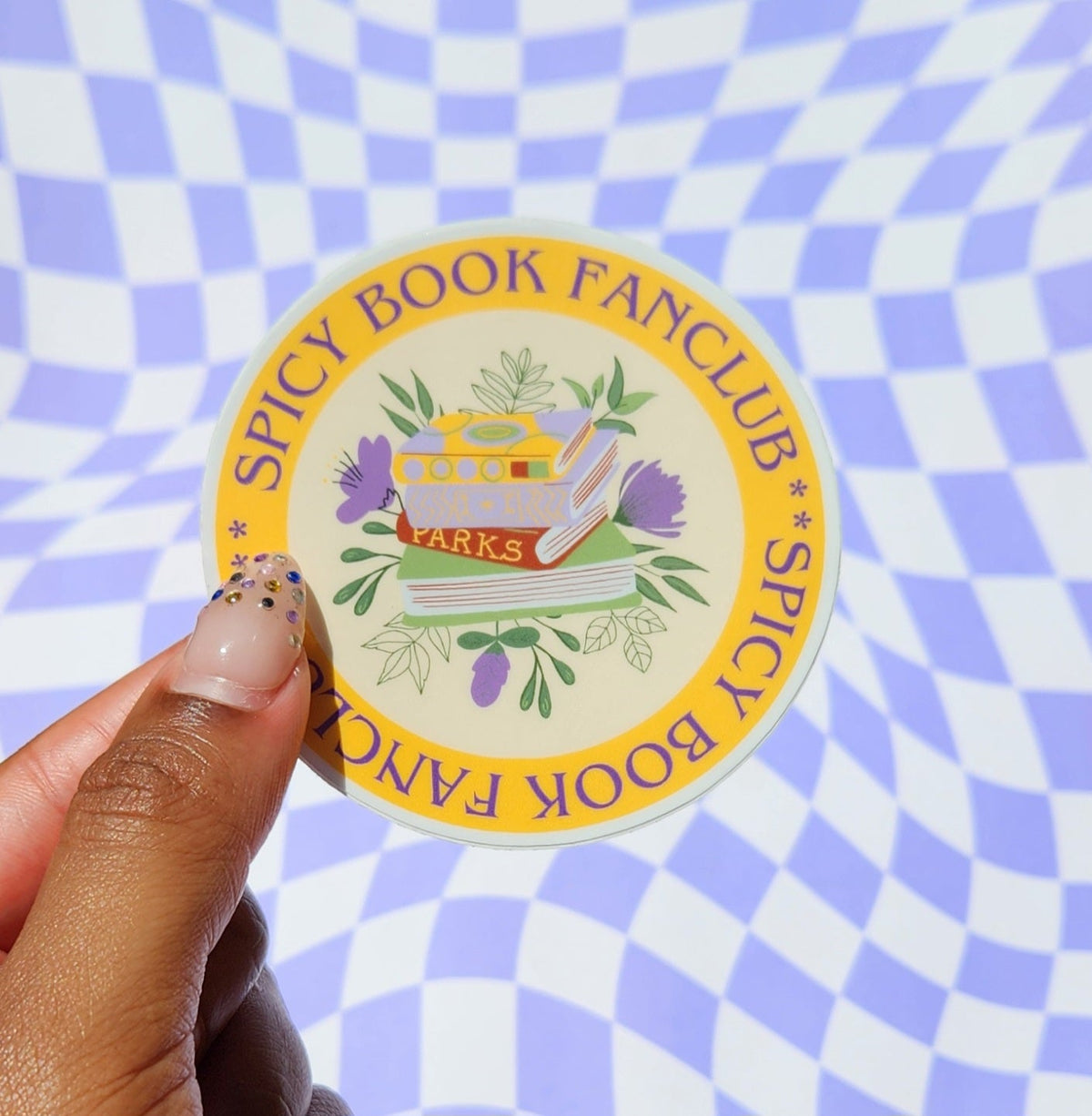 Spicy Book Fan Club Sticker
