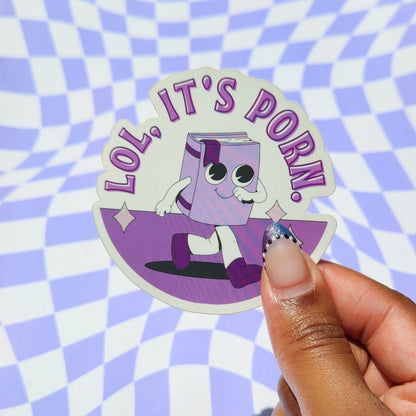 LOL It's Porn Dye Cut Sticker