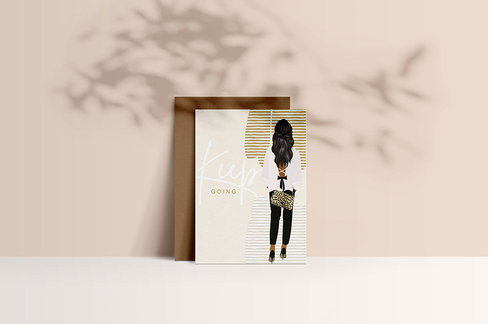 Keep Going⎪ African American Greeting Cards