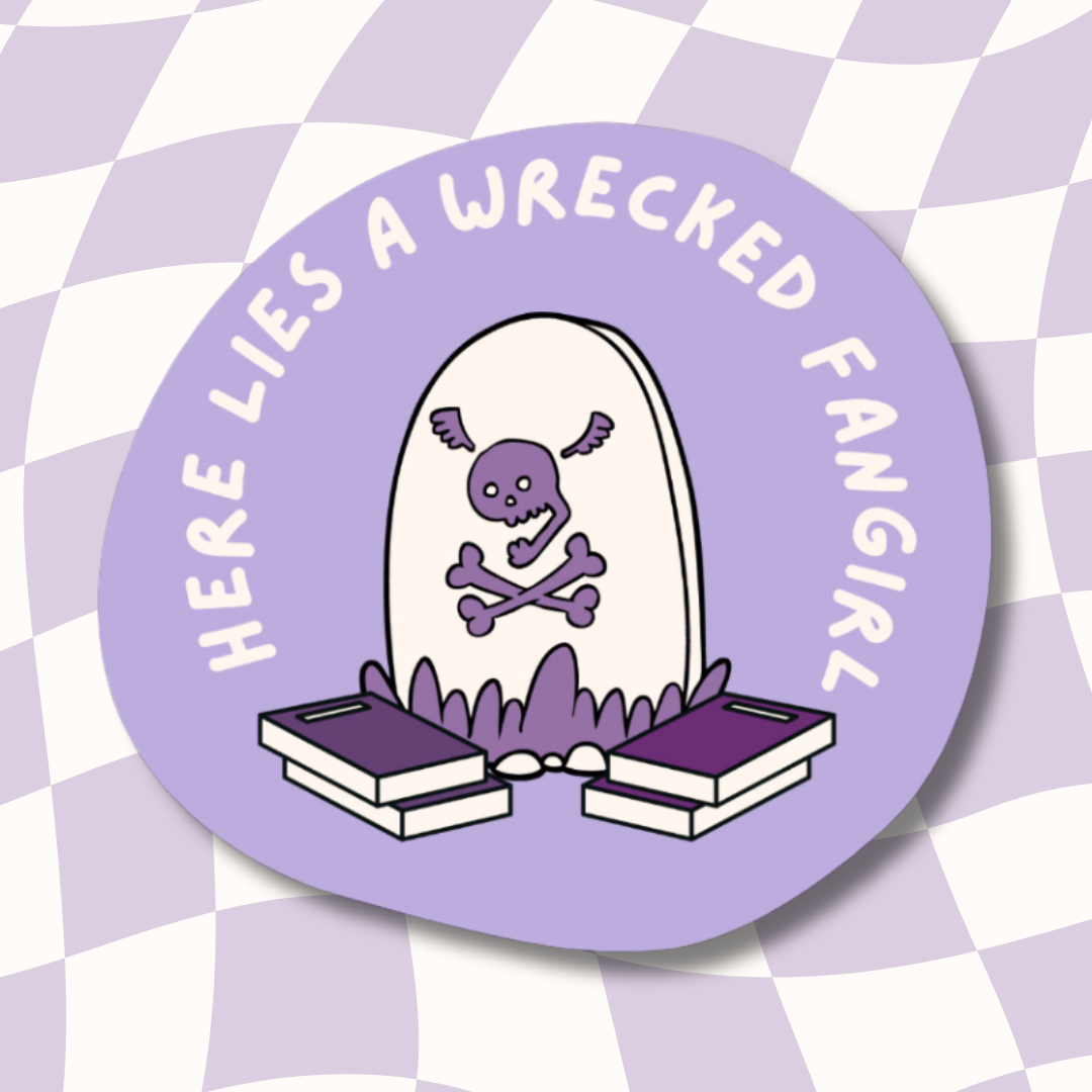 Wrecked Fangirl Sticker