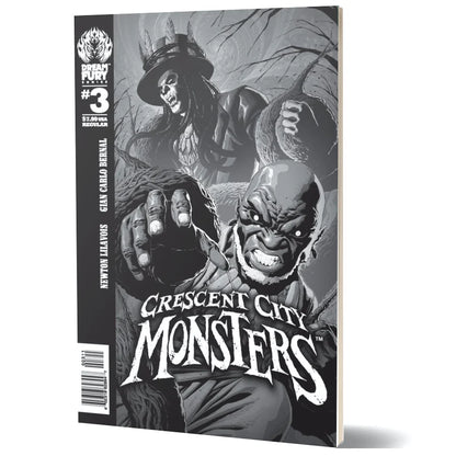Crescent City Monsters written by Newton Lilavois, illustrated by Gian Carlo Bernal
