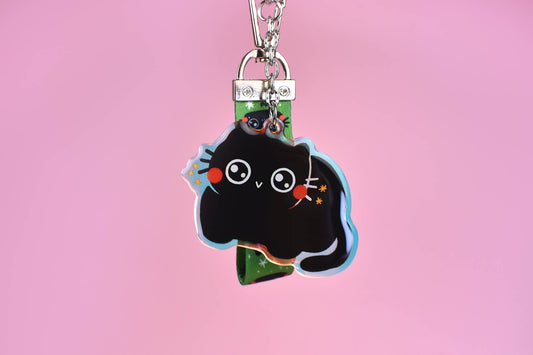“Cats!” Keychain