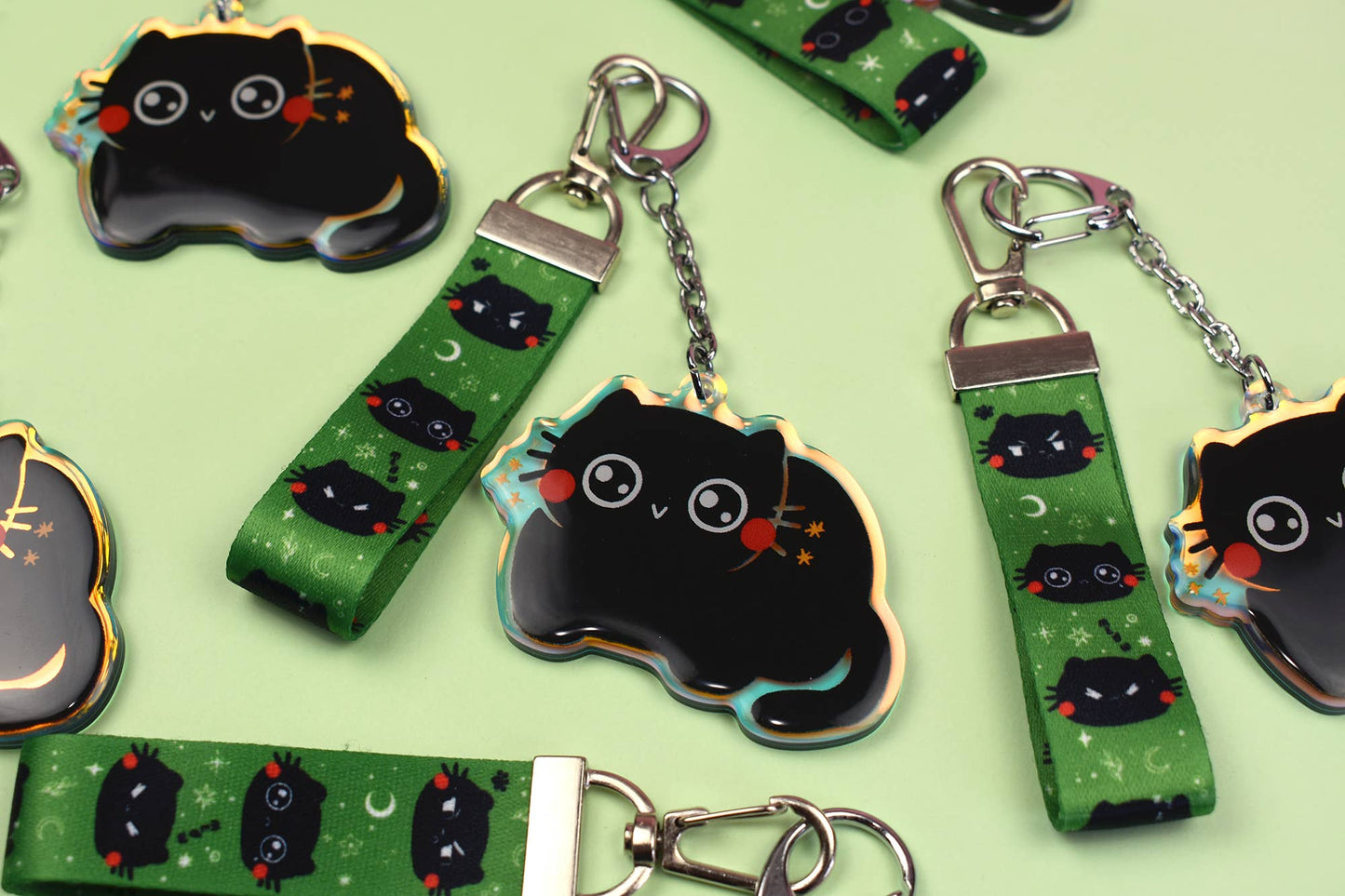 “Cats!” Keychain