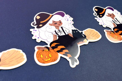 "Black Girl Magic" Witch Sticker