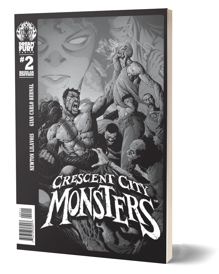 Crescent City Monsters written by Newton Lilavois, illustrated by Gian Carlo Bernal