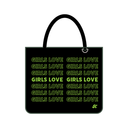 Tote Bag | Girls Love - BLK/GR