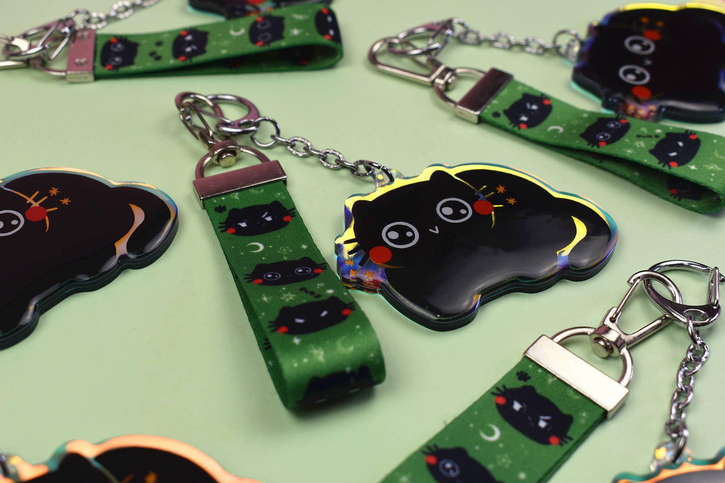 “Cats!” Keychain