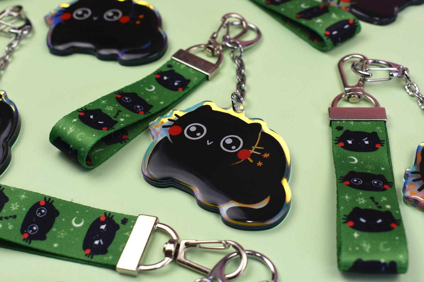“Cats!” Keychain