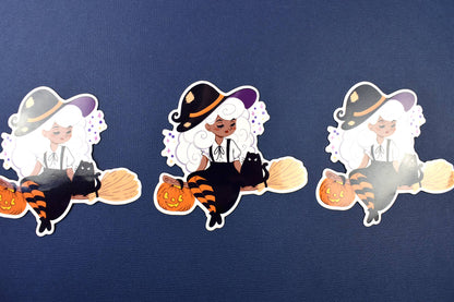 "Black Girl Magic" Witch Sticker