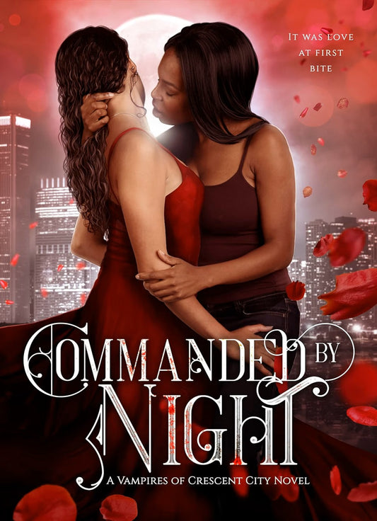 Commanded by Night: An F/F Fpreg Omegaverse Vampire Romance by Olivia Starling