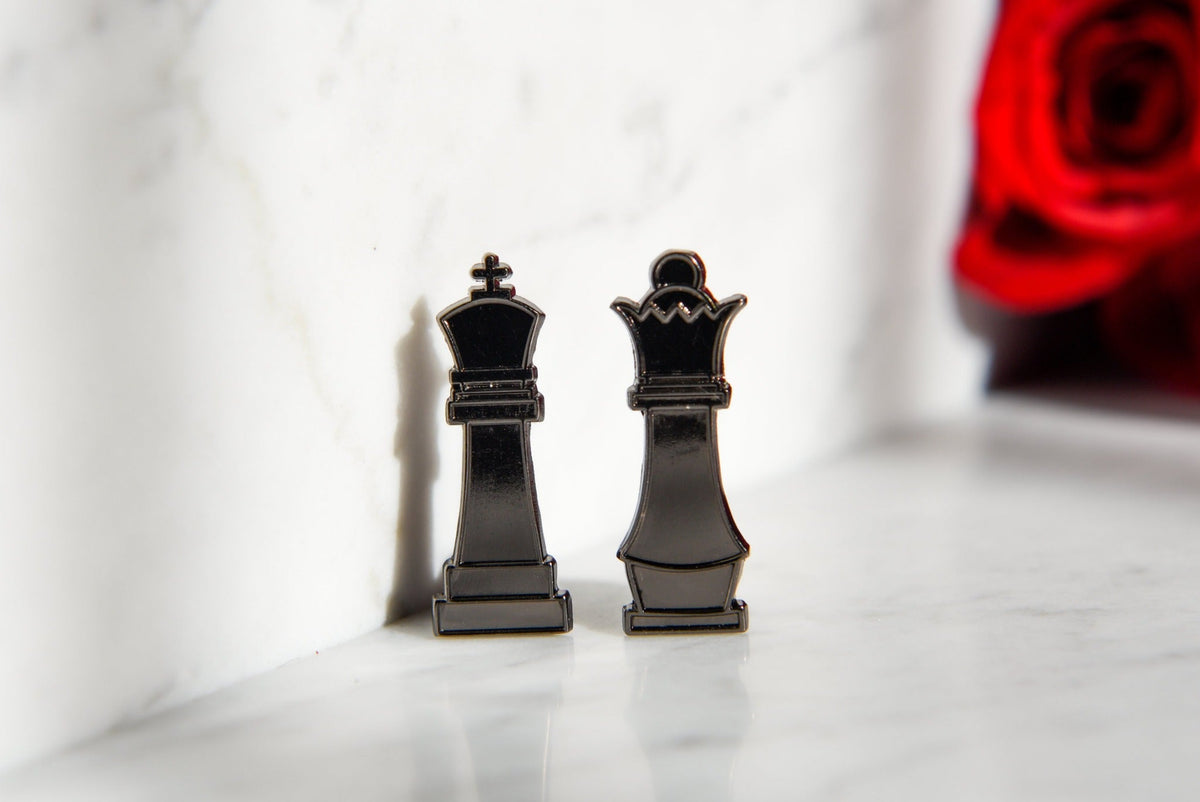 Queen Chess Piece Pin