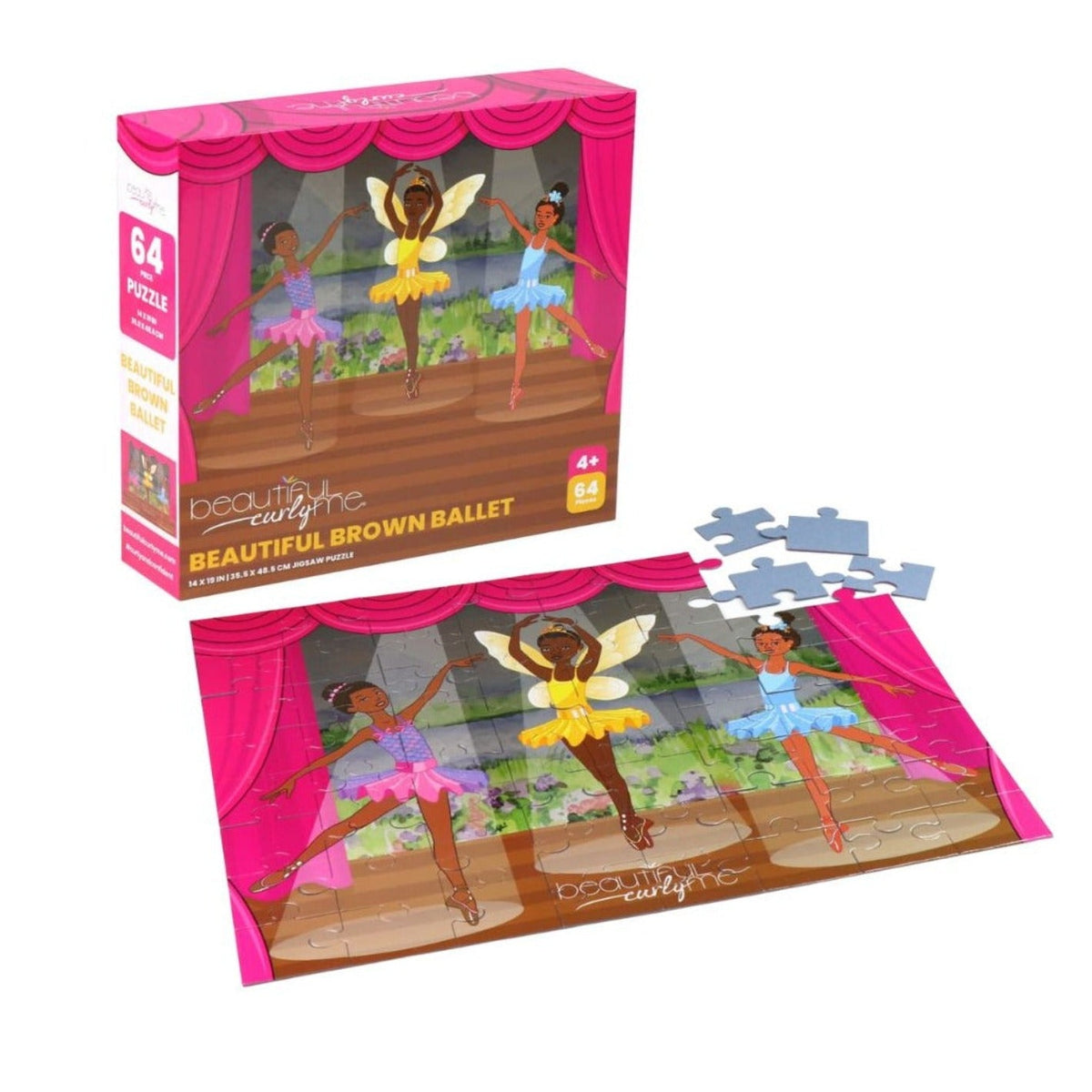 Beautiful Brown Ballet 64-Piece STEAM Jigsaw Puzzle