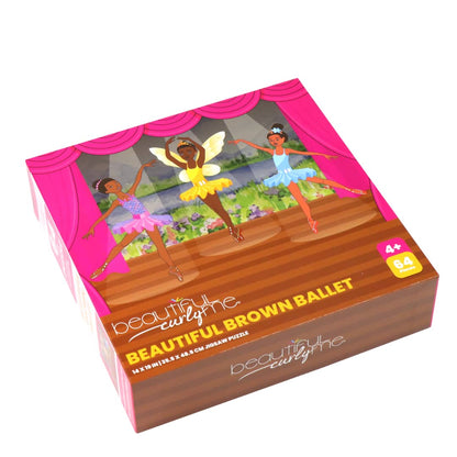Beautiful Brown Ballet 64-Piece STEAM Jigsaw Puzzle