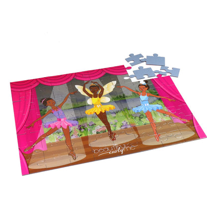 Beautiful Brown Ballet 64-Piece STEAM Jigsaw Puzzle