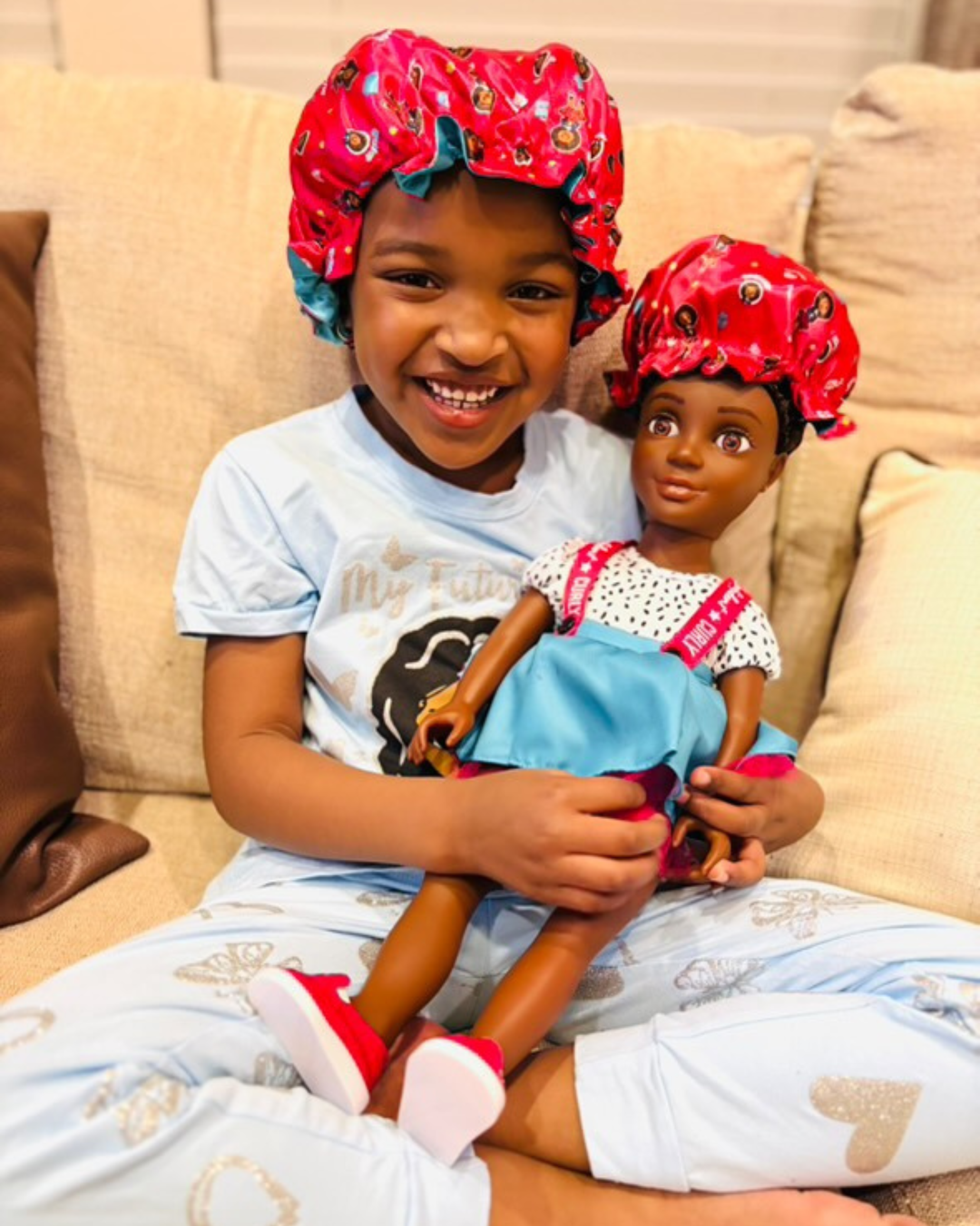 Bella Boss | Mini & Me (Matching Girl & Doll Bonnets)