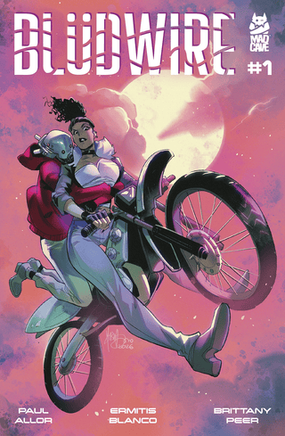 Blüdwire (Issue #1) by Pallie Paul Allor, Illustrated by Ermitis Blanco, Colorist Brittany Peer