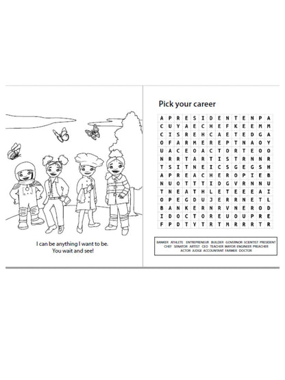 Beautiful Curly Me Activity & Coloring Book