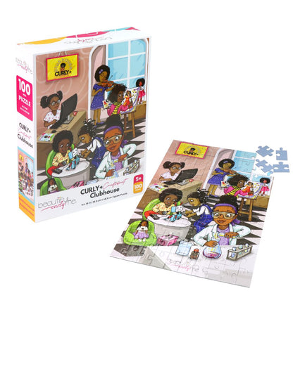 Curly and Confident Clubhouse 100-Piece STEM Puzzle
