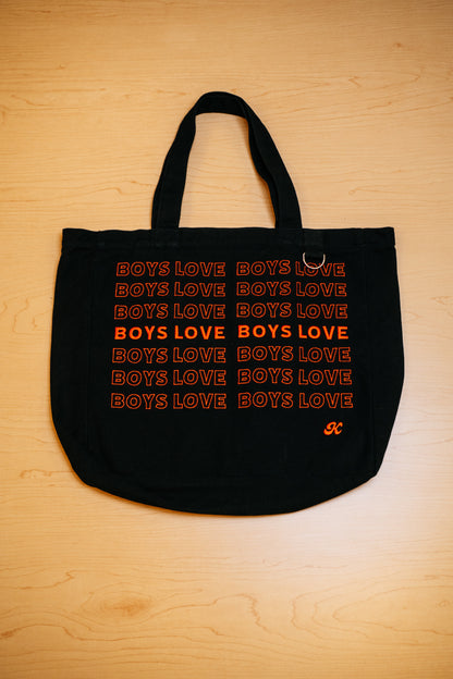 Tote Bag | Boys Love - BLK/RD