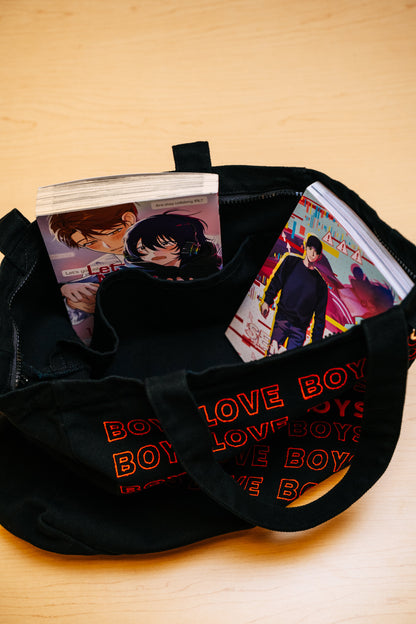Tote Bag | Boys Love - BLK/RD