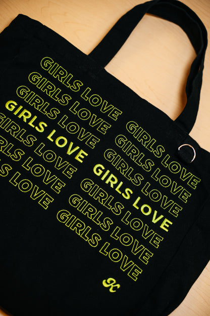 Tote Bag | Girls Love - BLK/GR
