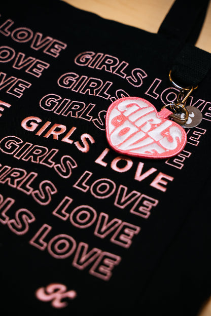 Tote Bag | Girls Love - BLK/PK