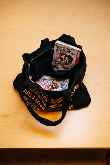 Tote Bag | Girls Love - BLK/PK