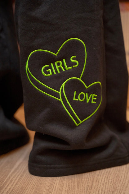 Pants | Girls Love - BLK/GR