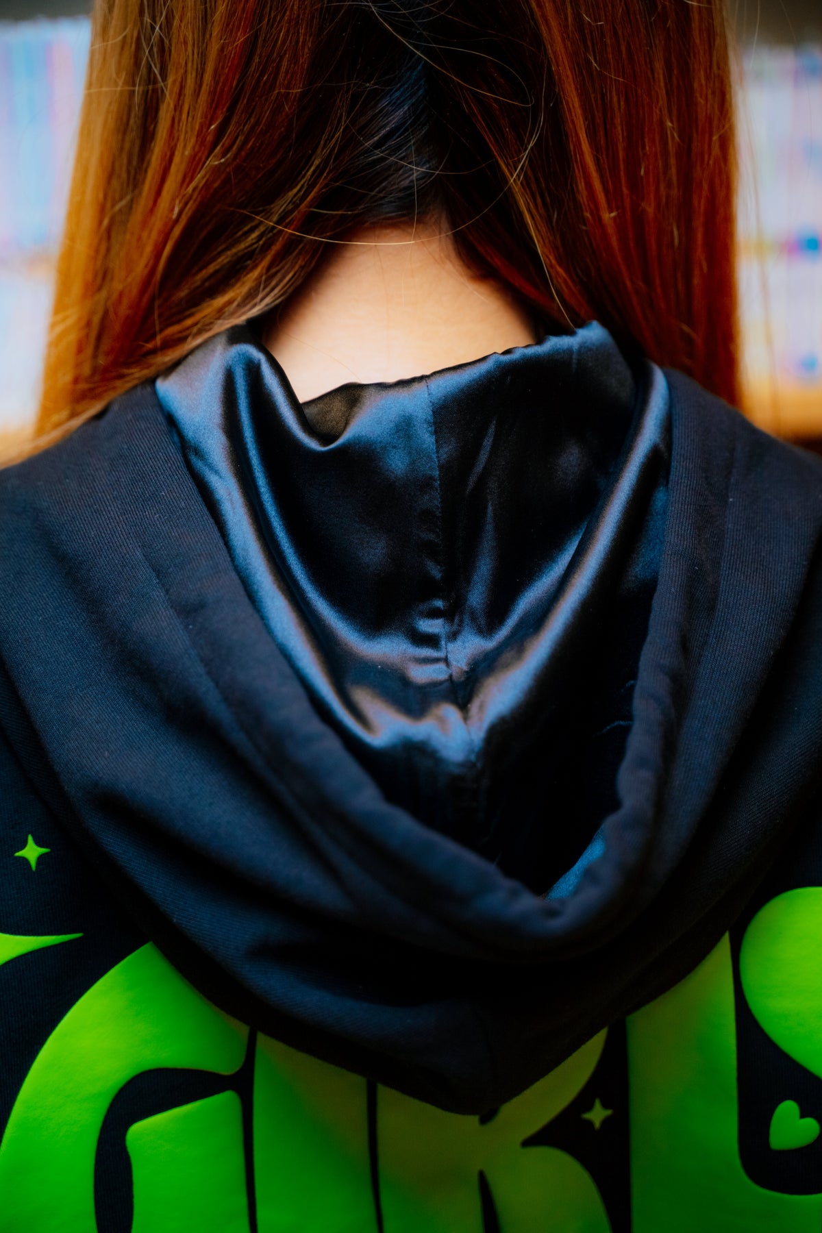 Hoodie | Girls Love - BLK/GR