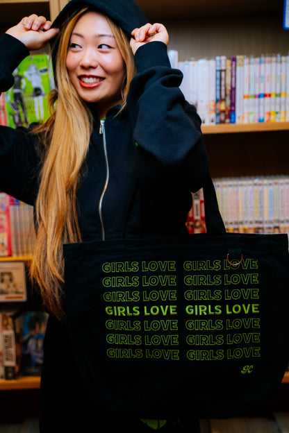 Tote Bag | Girls Love - BLK/GR