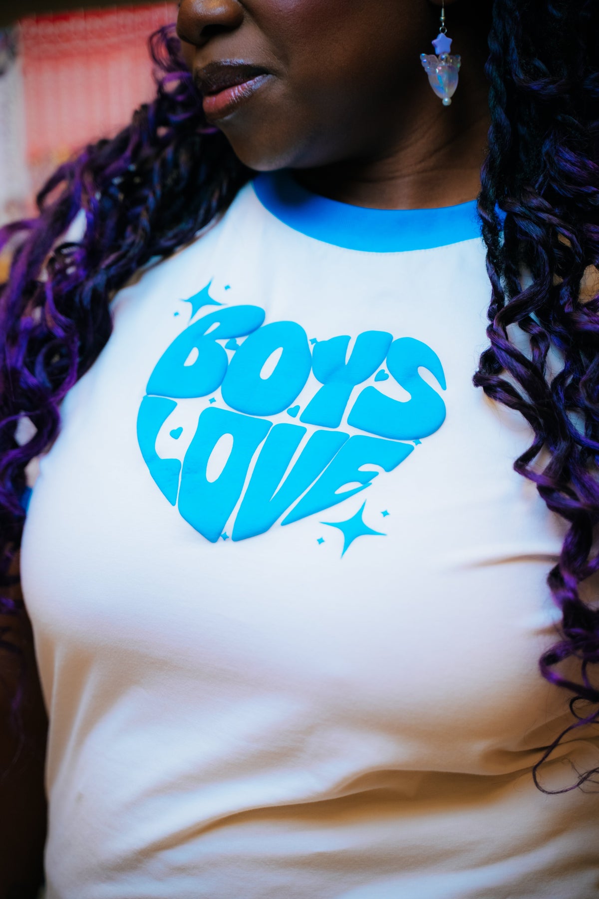 Tee | Boys Love - WH/BL