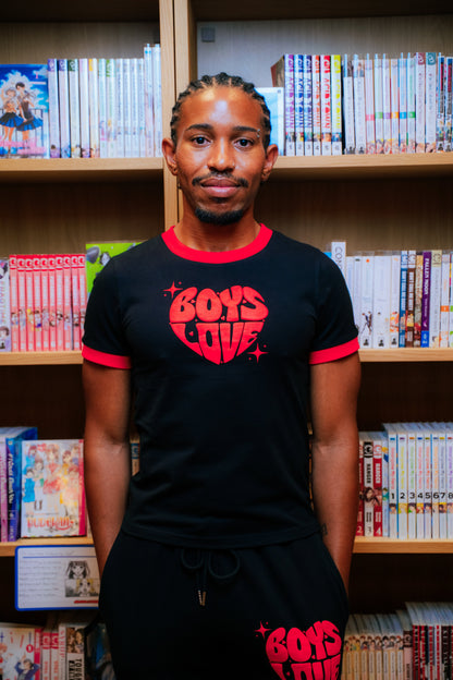 Tee | Boys Love - BLK/RD