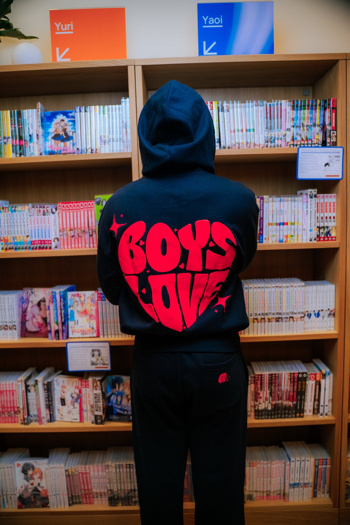 Hoodie | Boys Love - BLK/RD