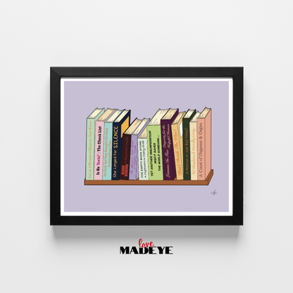 Her Bookshelf Print