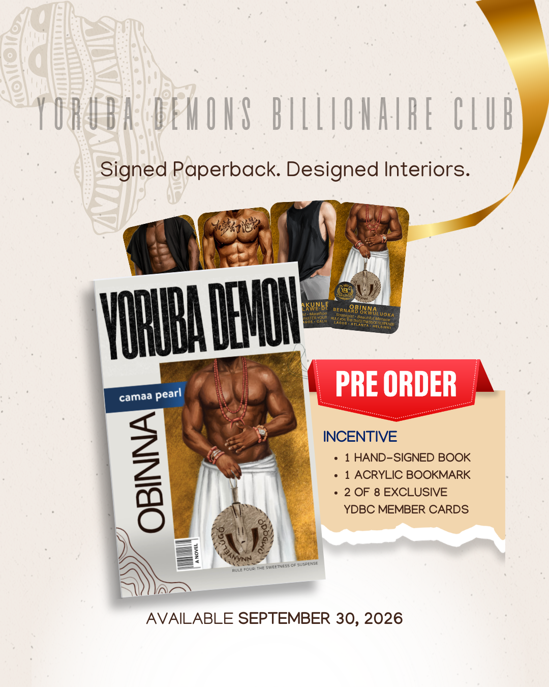 Yoruba Demon: Obinna (Yoruba Demon Billionaire Series, #3) by Camaa Pearl (Pre-Order)