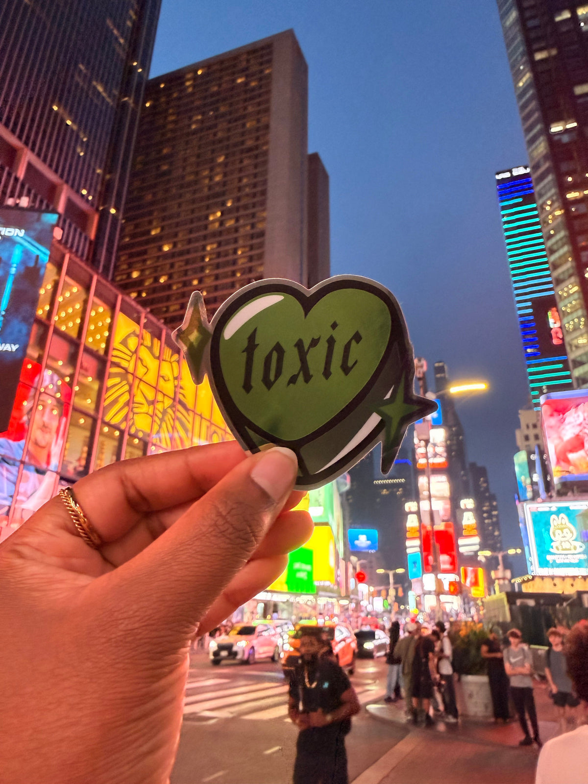 Toxic Candy Heart Sticker