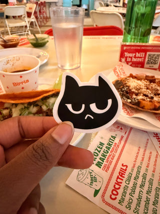 Sassy Cat Vinyl Sticker