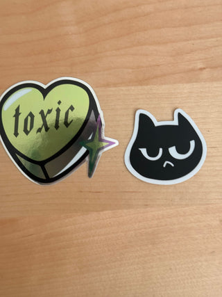 Sassy Cat Vinyl Sticker