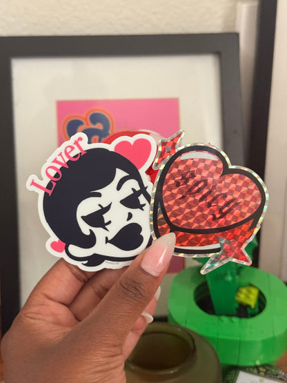 Lover Girl Romantic Vinyl Sticker