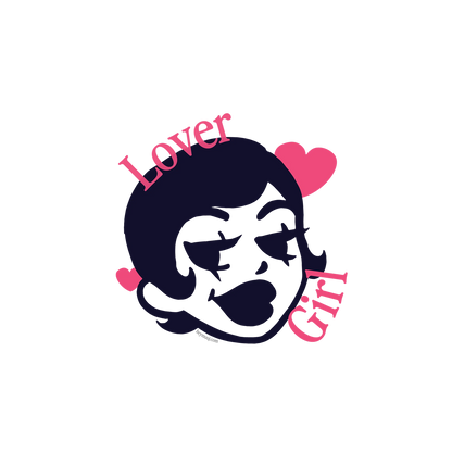 Lover Girl Romantic Vinyl Sticker