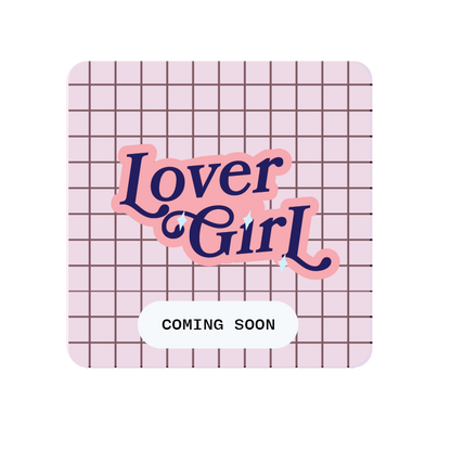 Lover girl Text Acrylic Pin