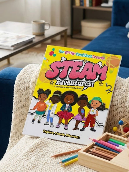 STEAM Adventures Activity and Coloring Book